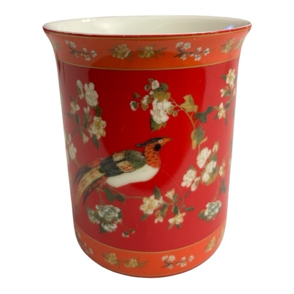 Vintage German Original Bone China with Bright red bird design. KulturGut AG. - Picture 2 of 8